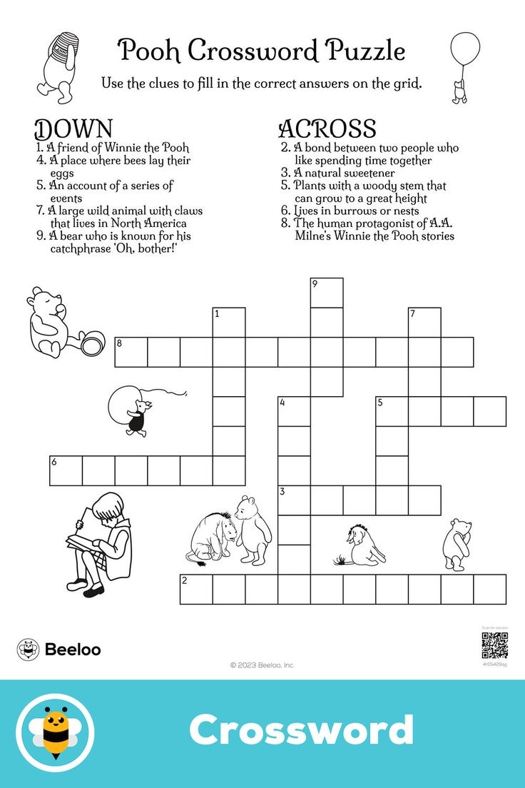 Pooh Crossword Puzzle