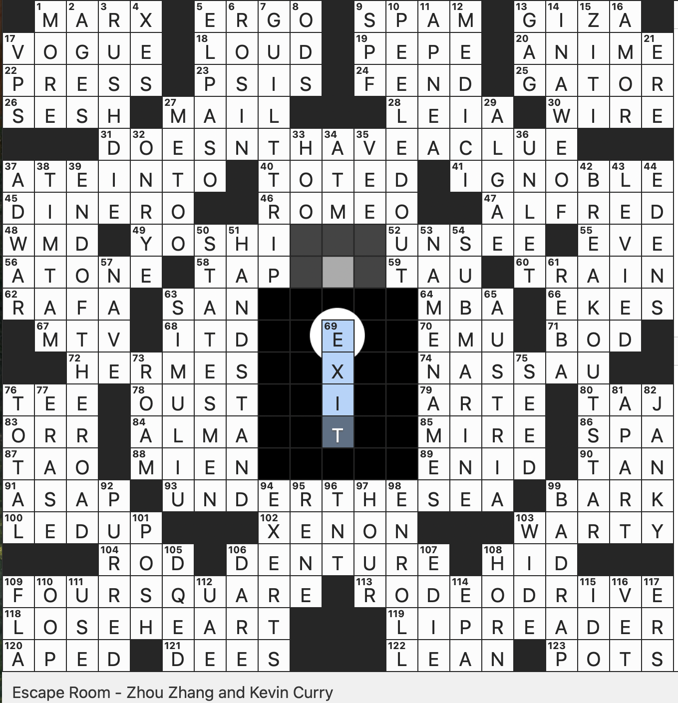 heavy burden crossword clue