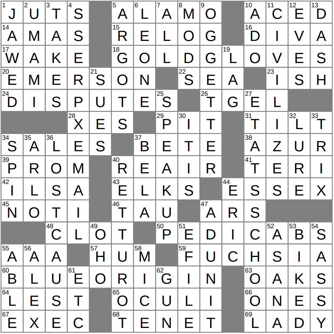 Possessive Pronoun Crossword Clue Archives LAXCrossword