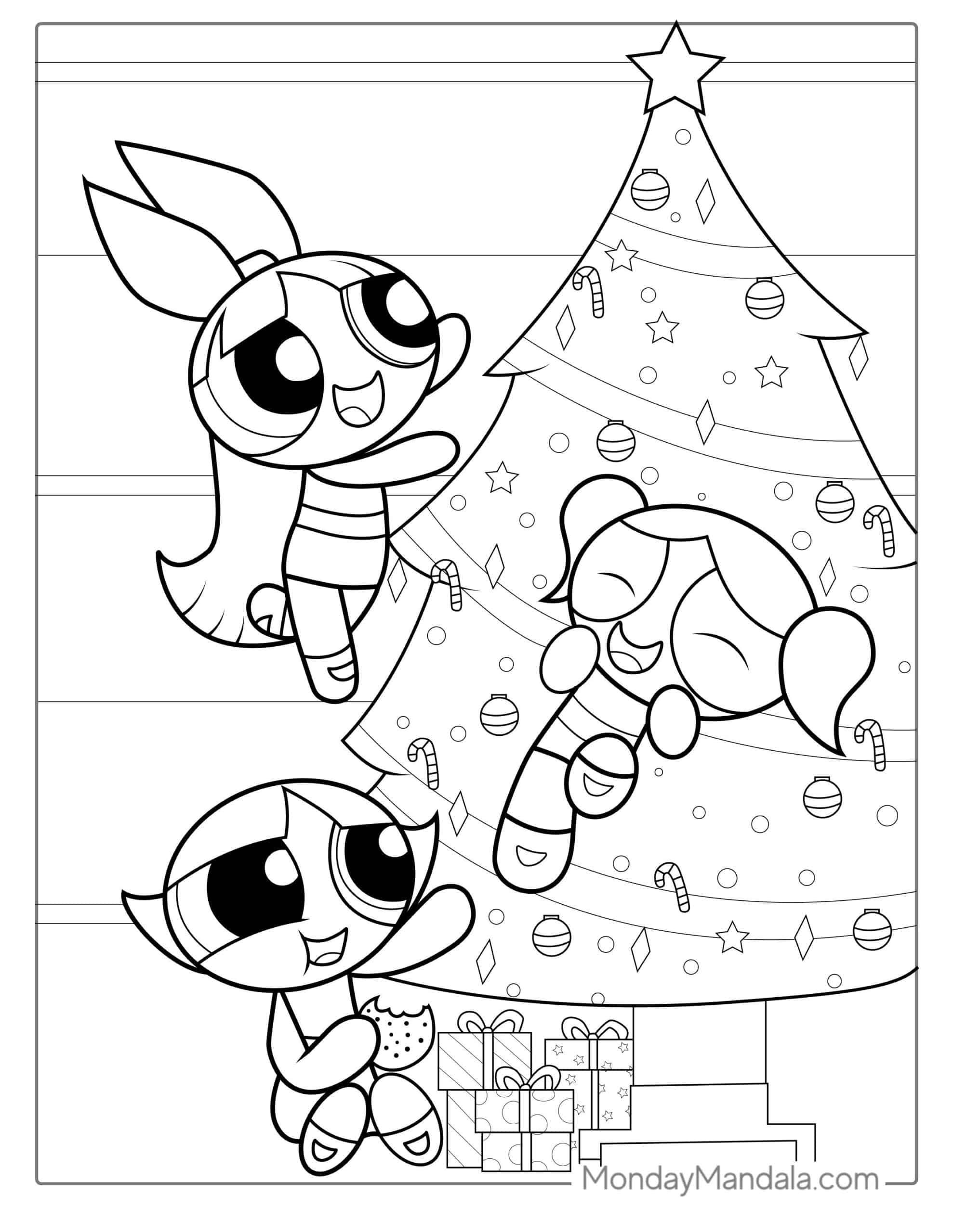 Powerpuff Girls Coloring Pages Free PDF Printables