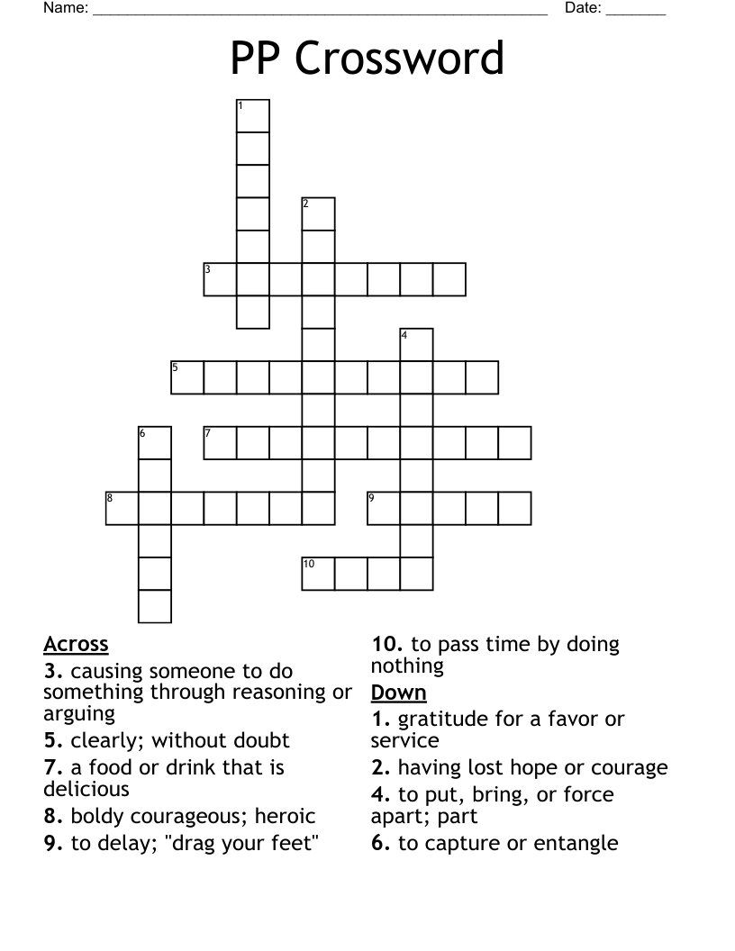 PP Crossword WordMint