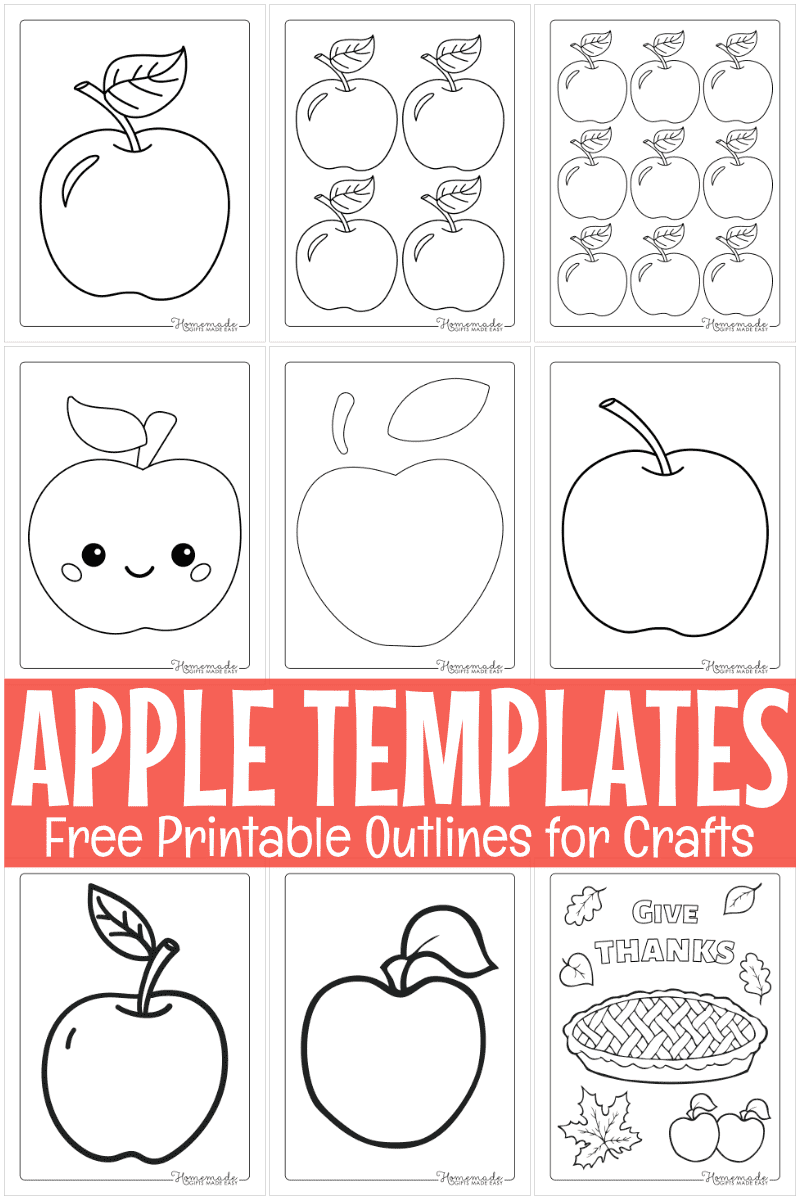 Printable Apple Coloring Pages Free PDFs Printable Apple Coloring Pages Free PDFs