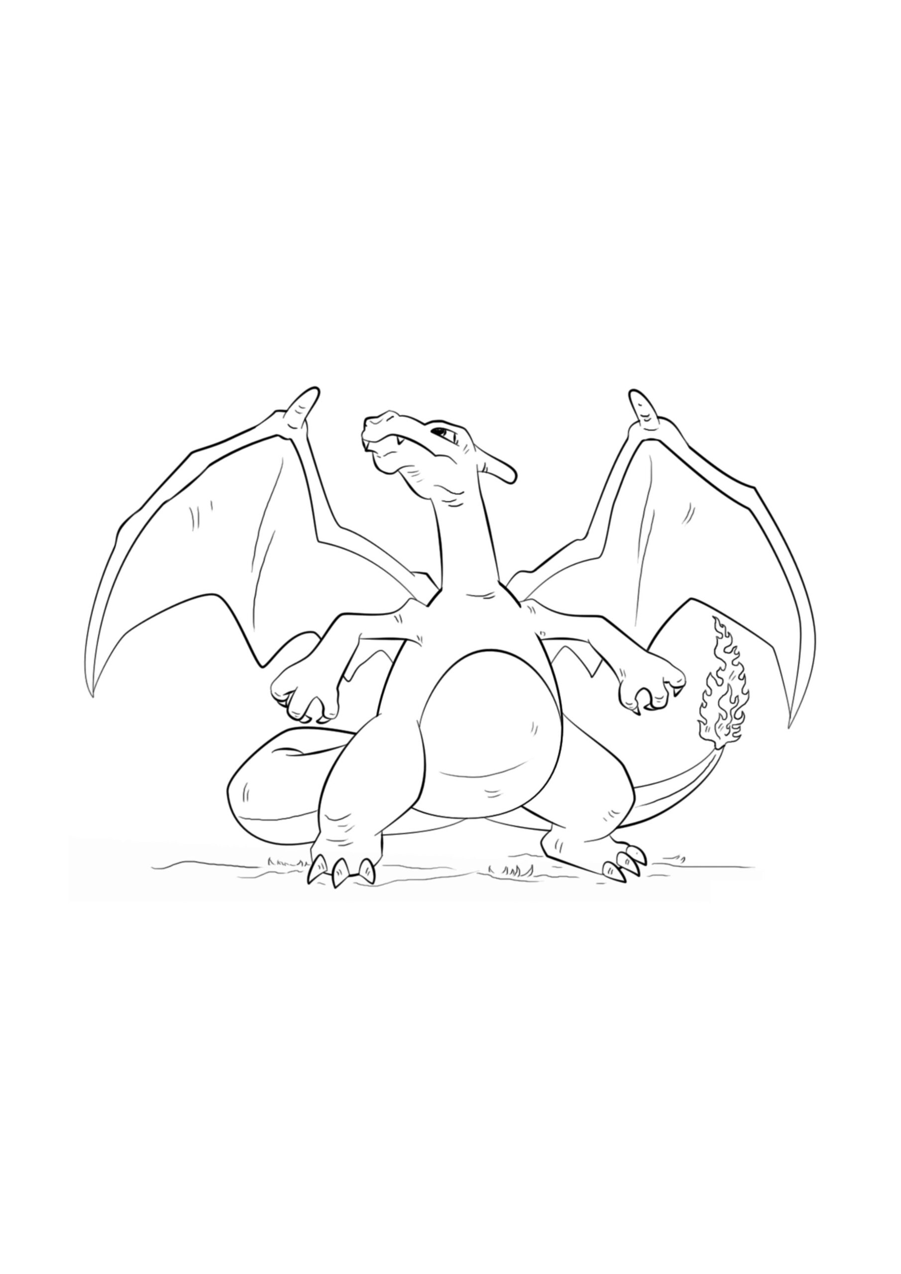 Printable Charizard Coloring Pages