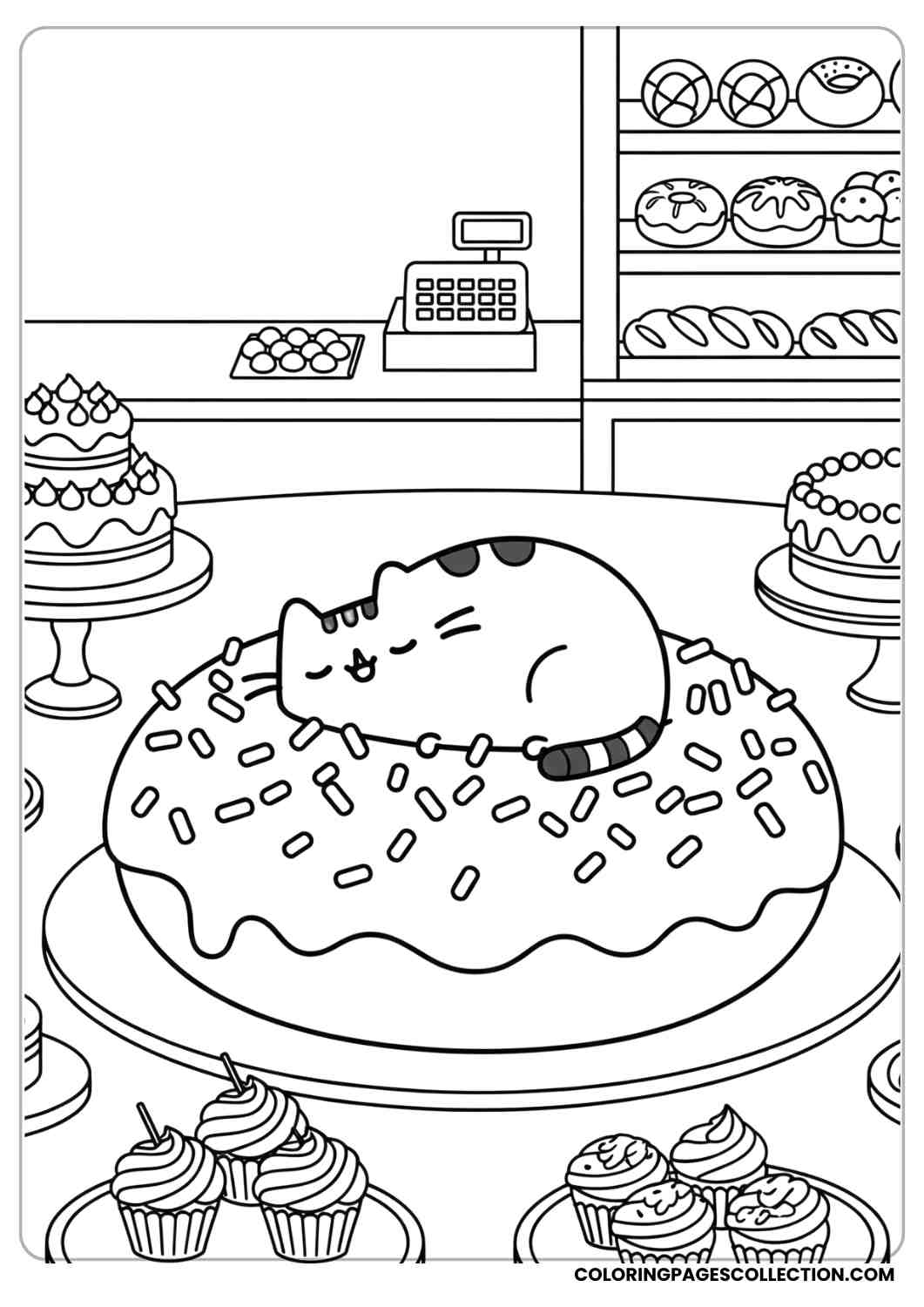 coloring pages of pusheen coloring pages of pusheen