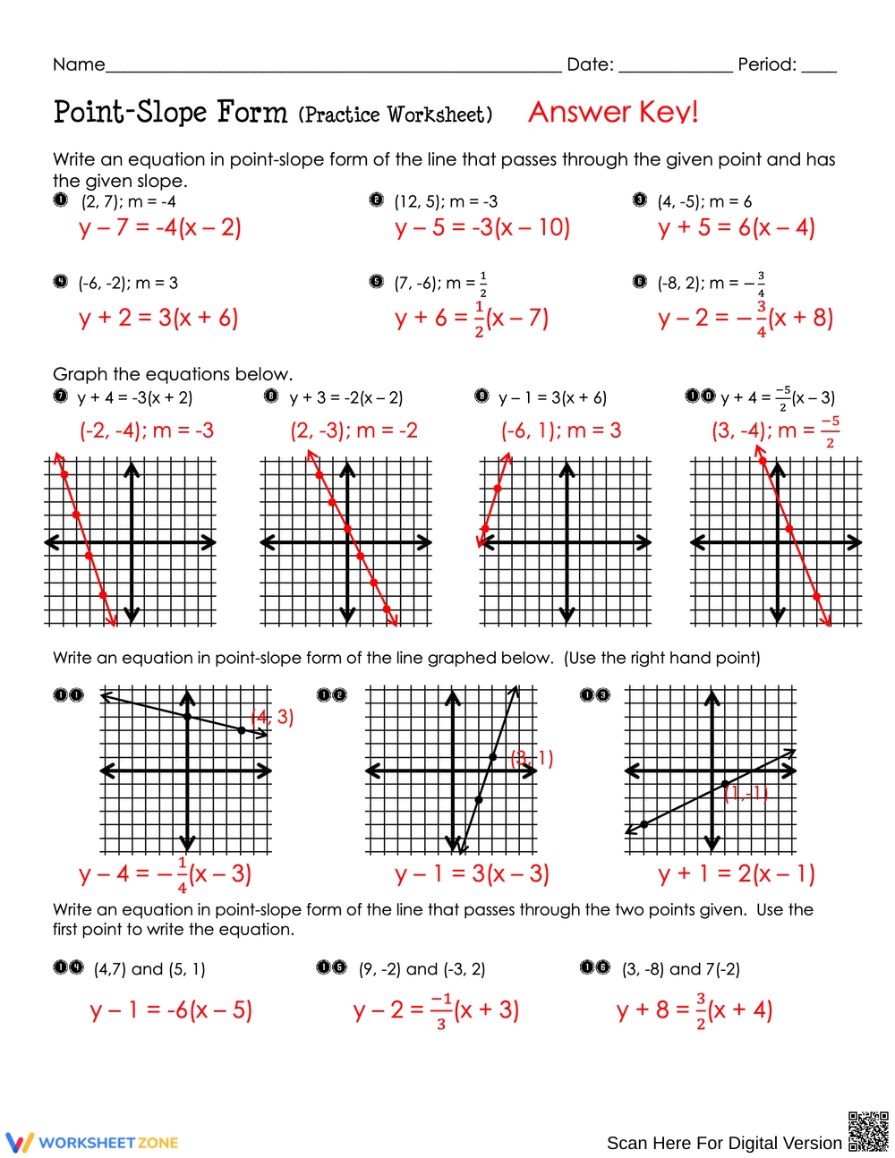 Printable Linear Equations Worksheets Printable Linear Equations Worksheets