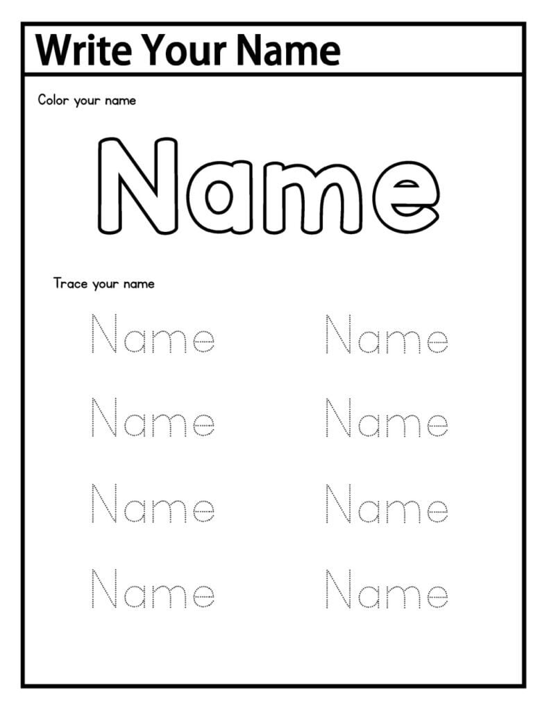 custom name tracing worksheets custom name tracing worksheets