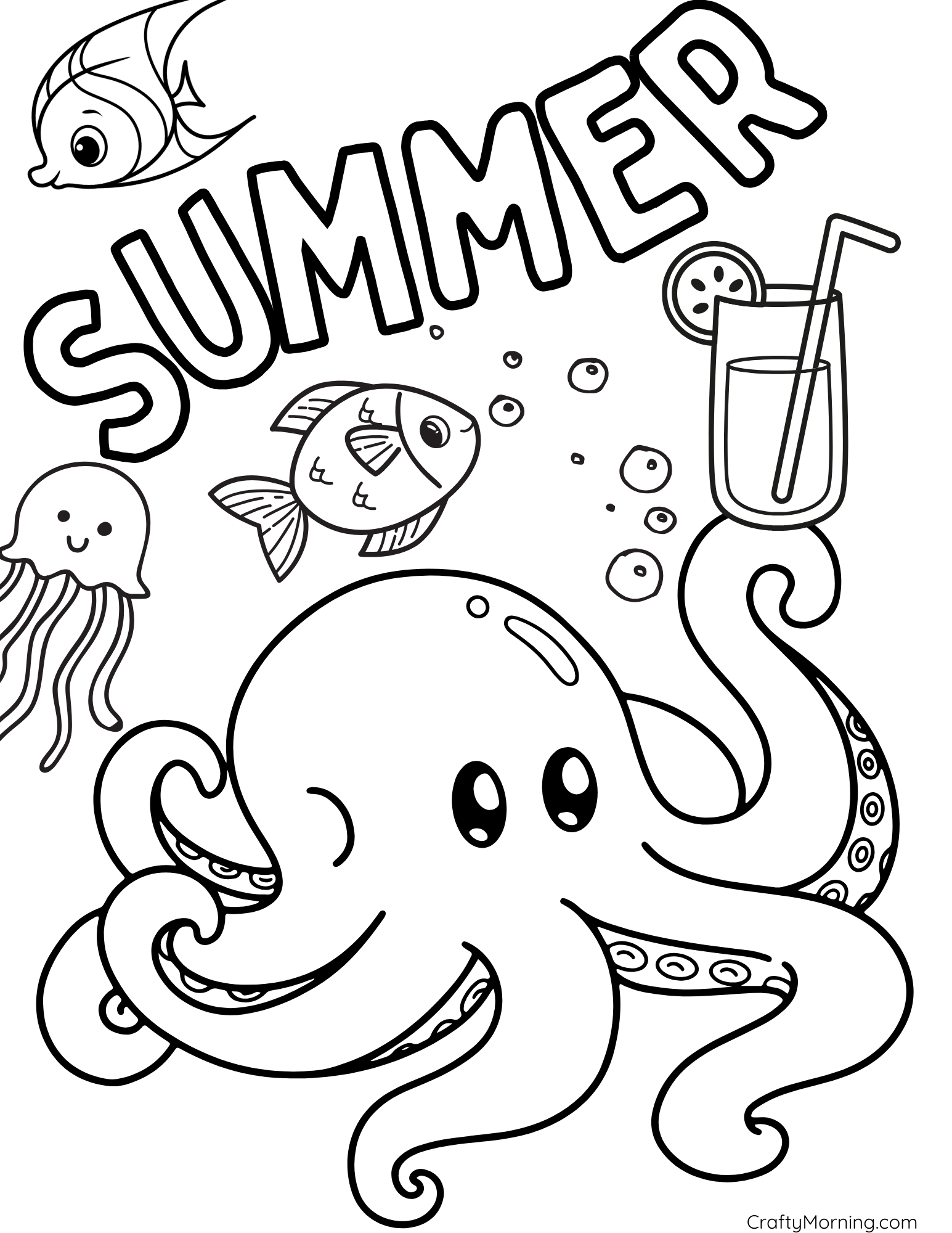 Printable Summer Coloring Pages Crafty Morning Printable Summer Coloring Pages Crafty Morning