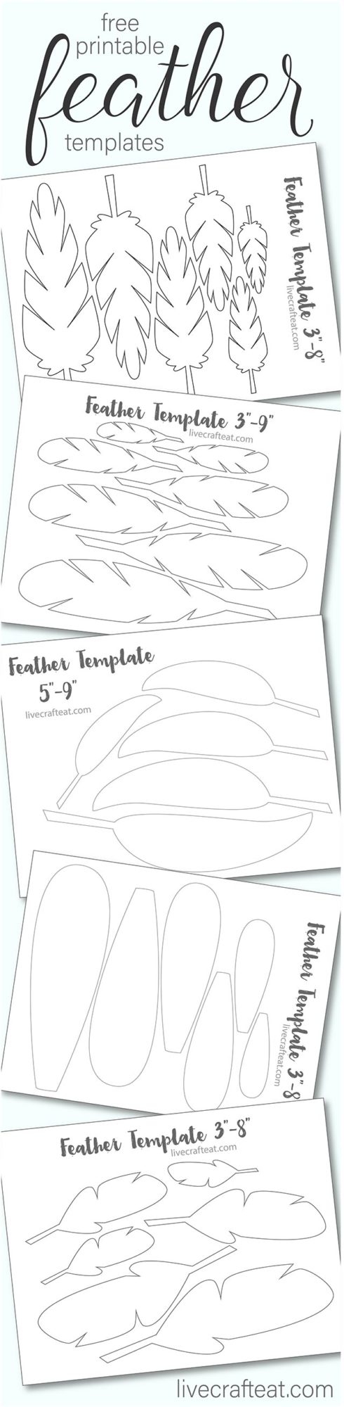 Printable Turkey Feather Patterns Templates Free Live Craft Eat Printable Turkey Feather Patterns Templates Free Live Craft Eat