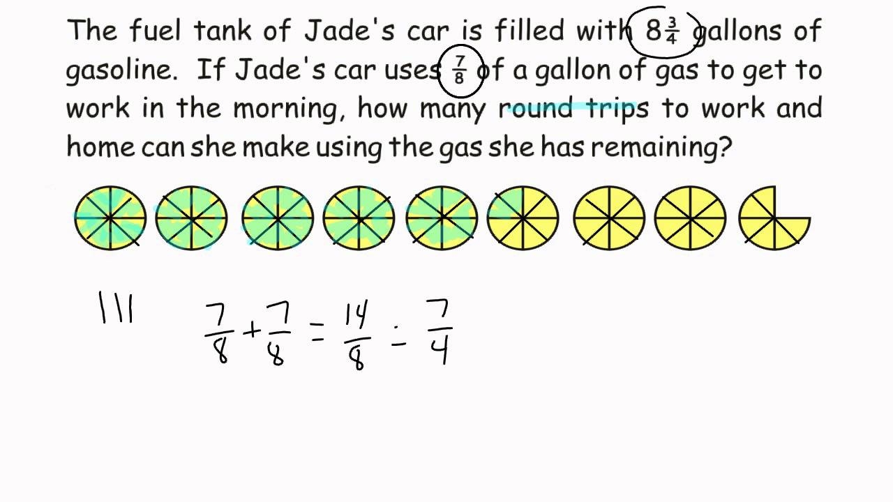 Problem Solving Dividing Fractions Word Problem YouTube