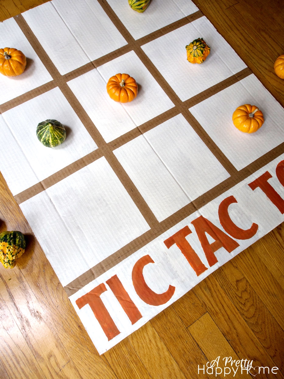 Pumpkin Tic Tac Toe Game A Pretty Happy Home Pumpkin Tic Tac Toe Game A Pretty Happy Home