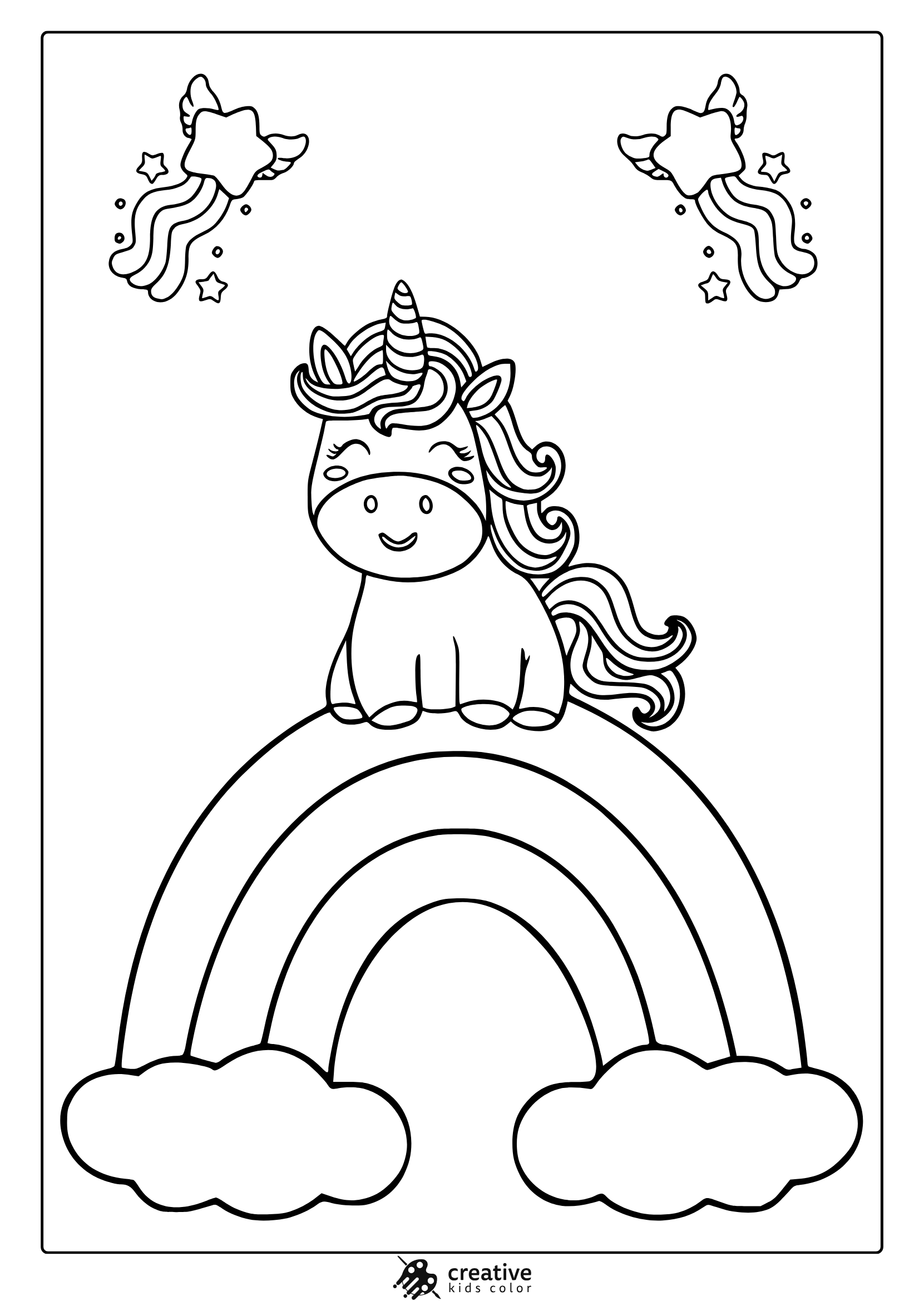 Rainbow Coloring Pages 20 Free Printable PDFs 