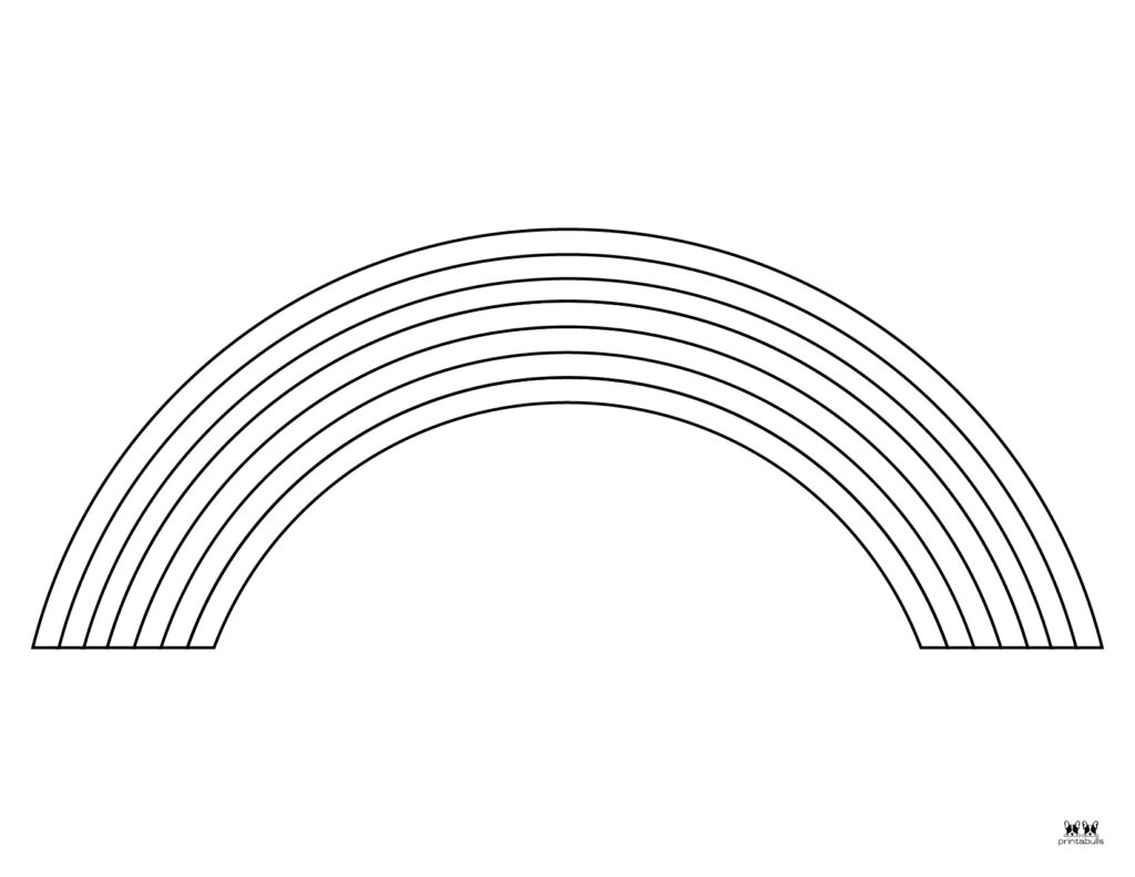 rainbow coloring pages printable