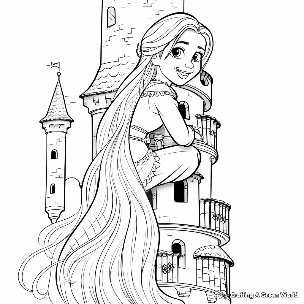 Rapunzel Coloring Pages Free Printable Rapunzel Coloring Pages Free Printable