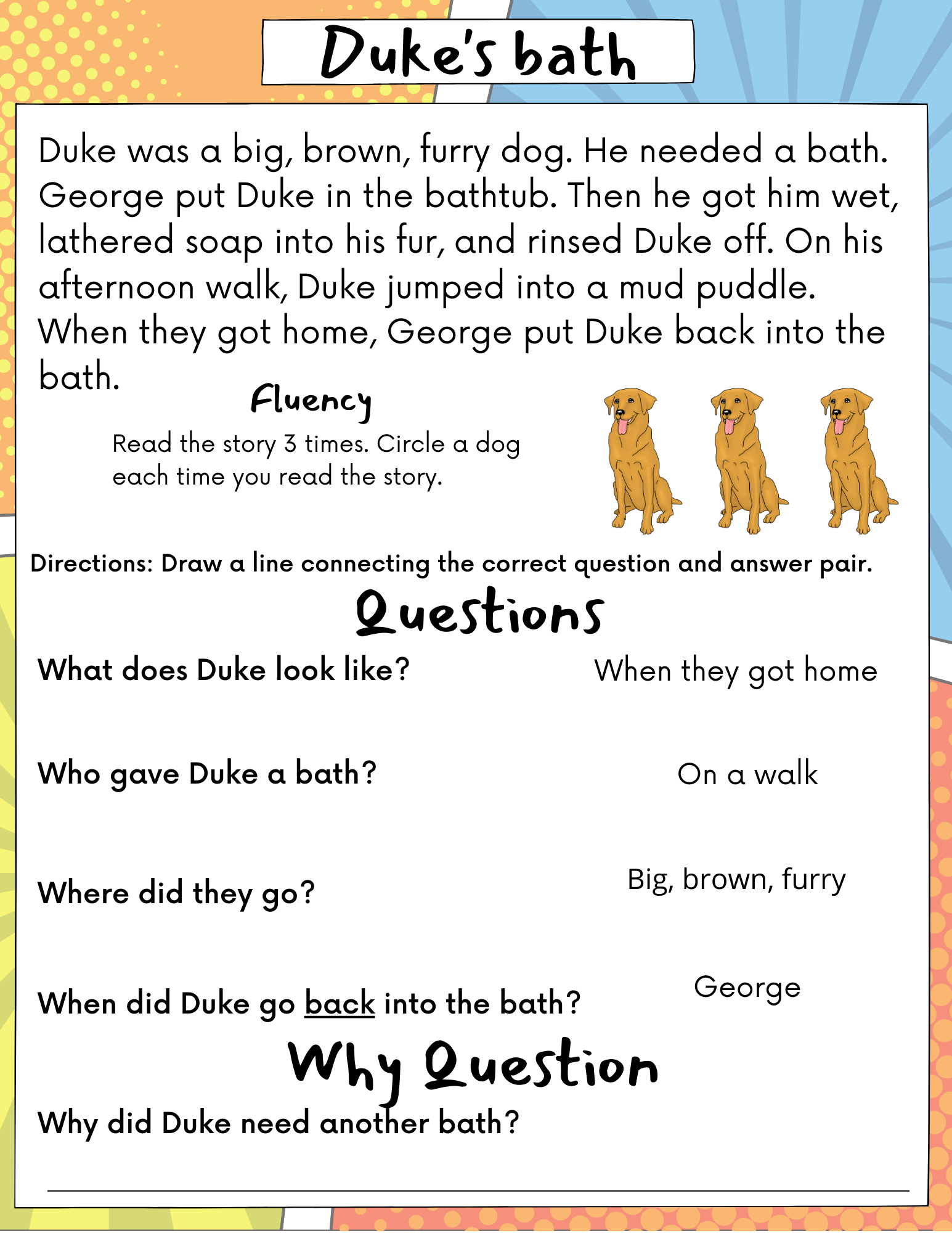 Reading Comprehension Passages 1st Through 3rd Grade Part 3 Made By Teachers Reading Comprehension Passages 1st Through 3rd Grade Part 3 Made By Teachers