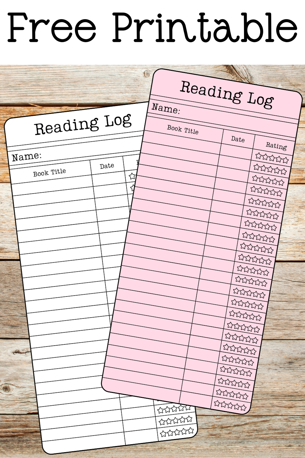 Reading Log Bookmark The Denver Housewife Reading Log Bookmark The Denver Housewife