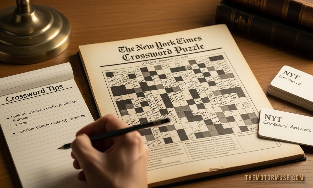 Recently Dated NYT Crossword Clues Tips And Answers The Motor Muse Recently Dated NYT Crossword Clues Tips And Answers The Motor Muse