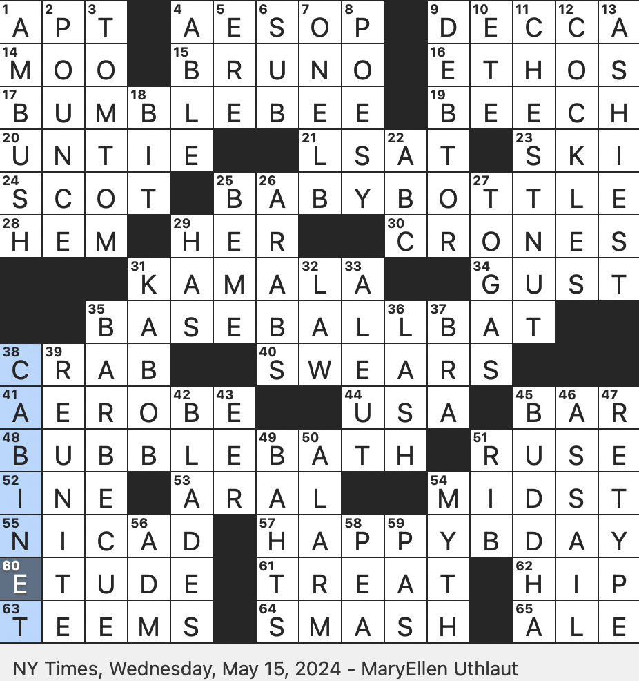 Rex Parker Does The NYT Crossword Puzzle Bo Tree Meditator WED 5 15 24 Bondservant Often Brewer s Implement Brownish red Shade Blind To A Duck Rex Parker Does The NYT Crossword Puzzle Bo Tree Meditator WED 5 15 24 Bondservant Often Brewer s Implement Brownish red Shade Blind To A Duck