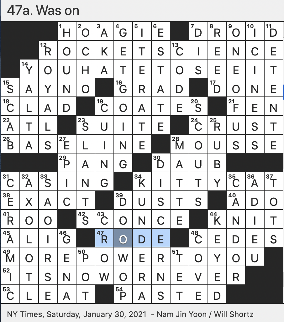Rex Parker Does The NYT Crossword Puzzle January 2021 Rex Parker Does The NYT Crossword Puzzle January 2021