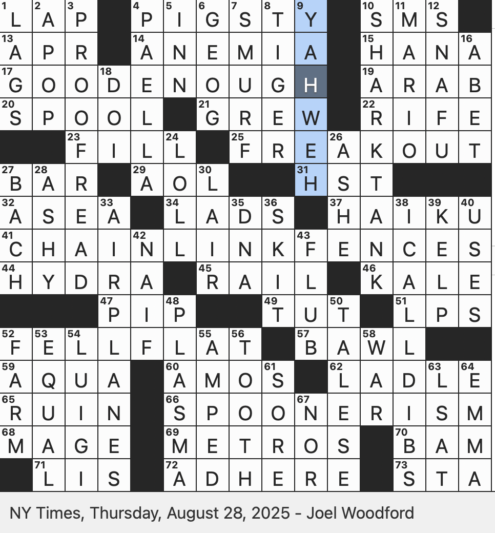 Rex Parker Does The NYT Crossword Puzzle Resident Of A Hidden Mushroom Village THU 8 28 25 Fair Deal Prez Follower Of Joel Bit Of Camp Entertainment Mythological Beast Rex Parker Does The NYT Crossword Puzzle Resident Of A Hidden Mushroom Village THU 8 28 25 Fair Deal Prez Follower Of Joel Bit Of Camp Entertainment Mythological Beast