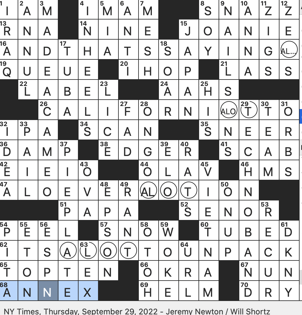 spain's patron crossword clue