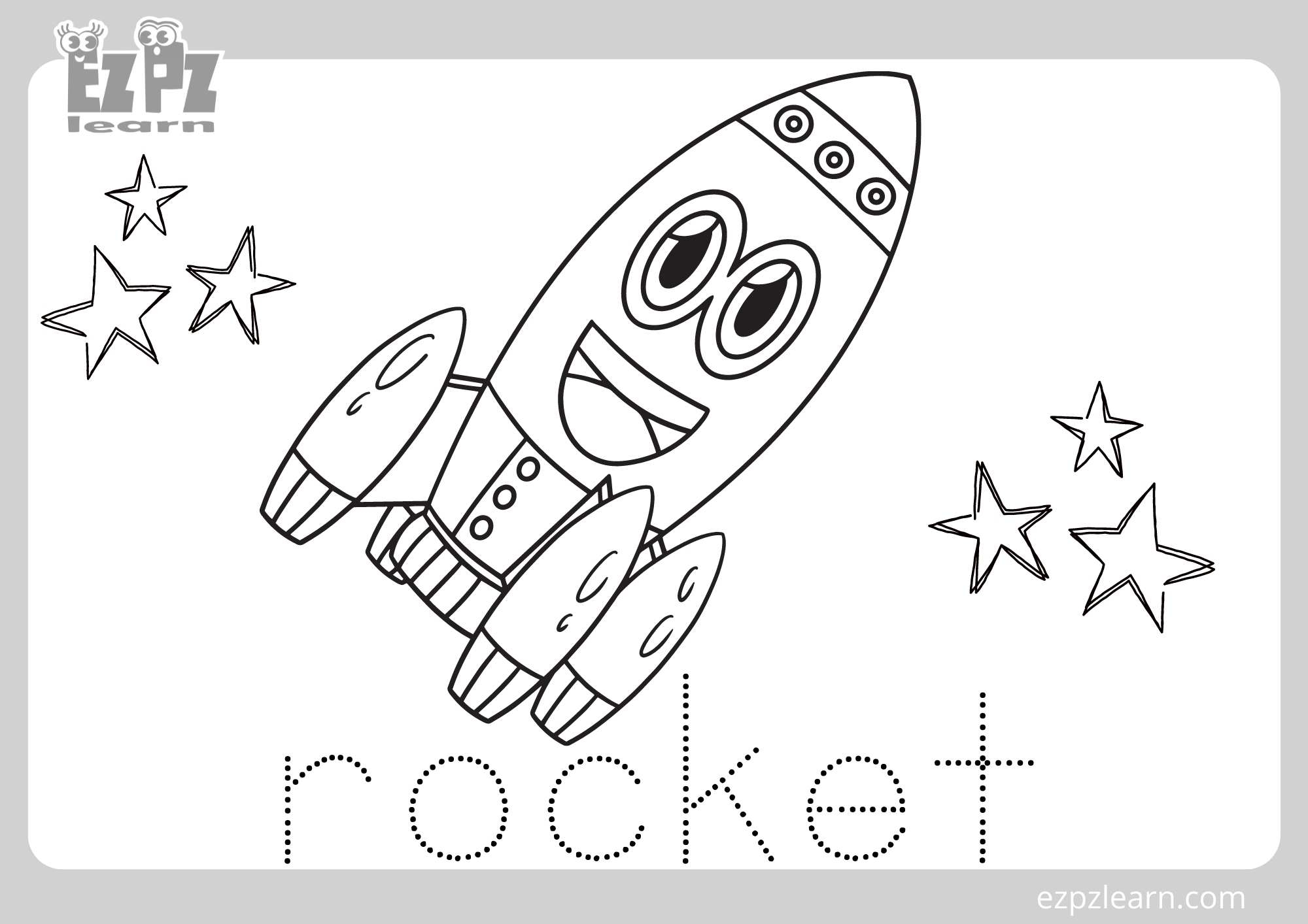 Rocket Coloring Page For Kids Free PDF Download Ezpzlearn Rocket Coloring Page For Kids Free PDF Download Ezpzlearn