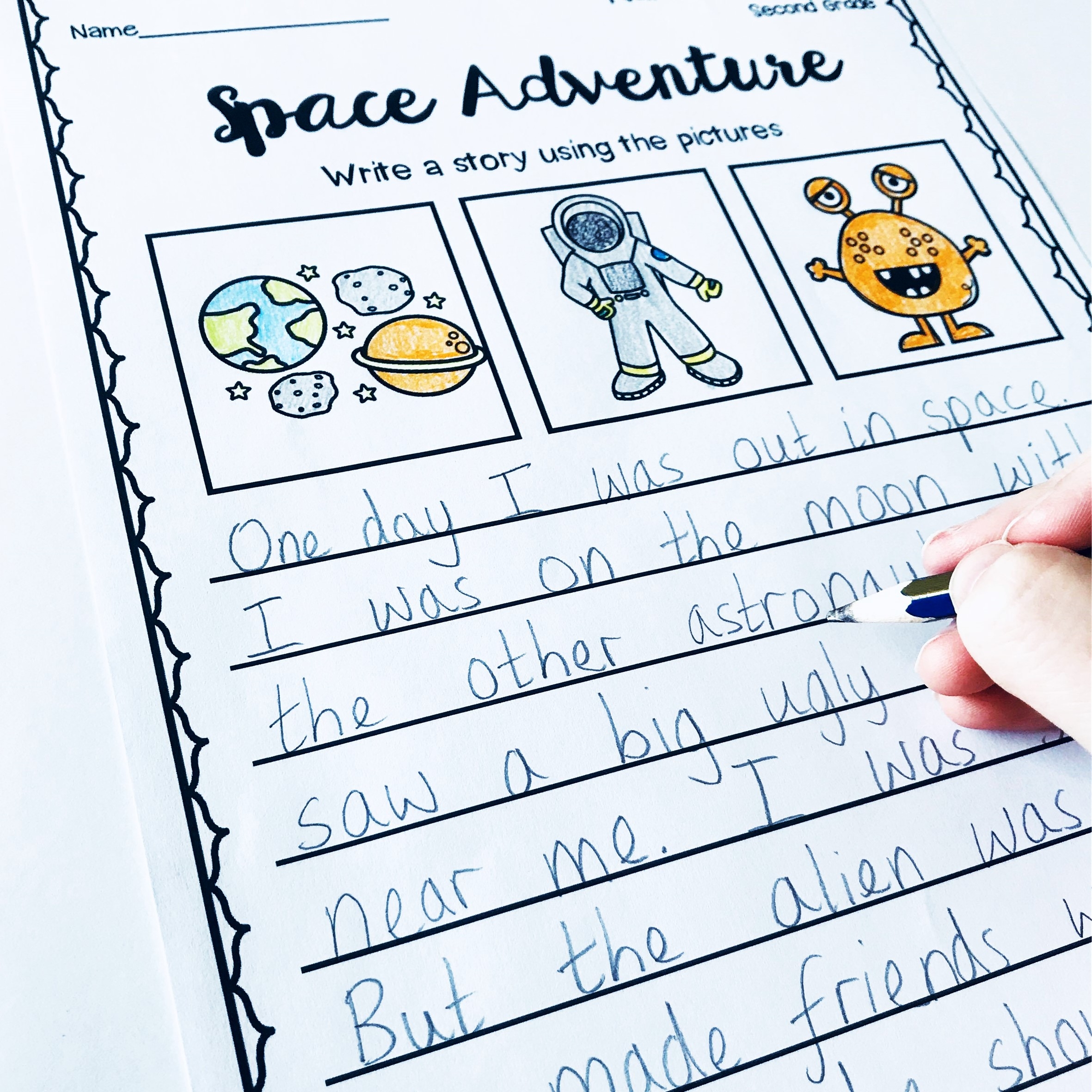 Second Grade Narrative Writing Prompts Terrific Teaching Tactics