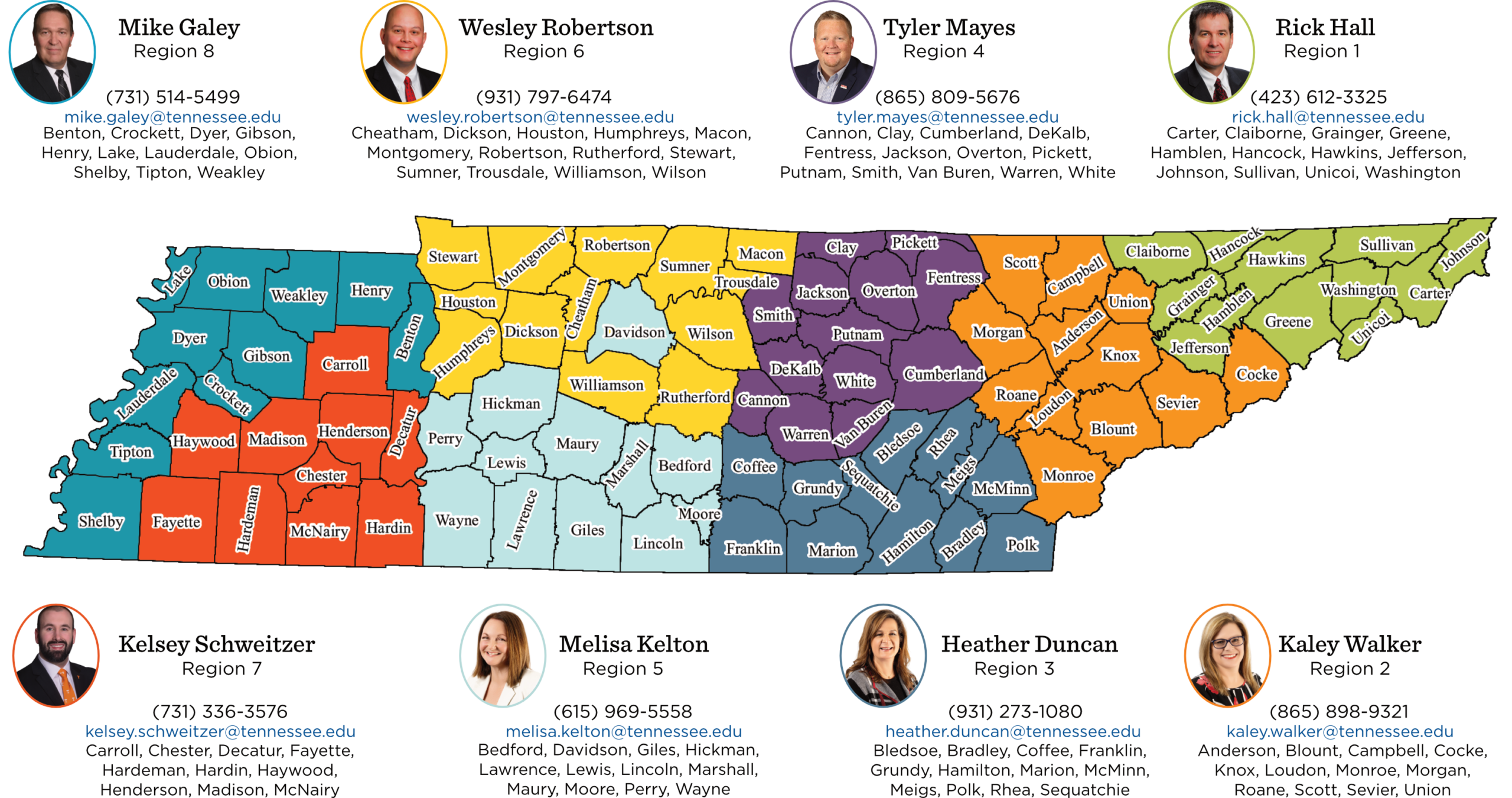 county map of tennessee county map of tennessee