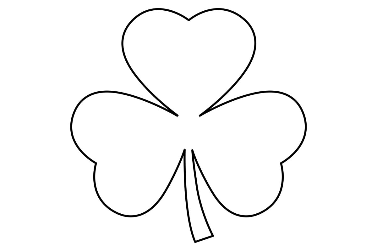 Shamrock Template Free Printable The Best Ideas For Kids