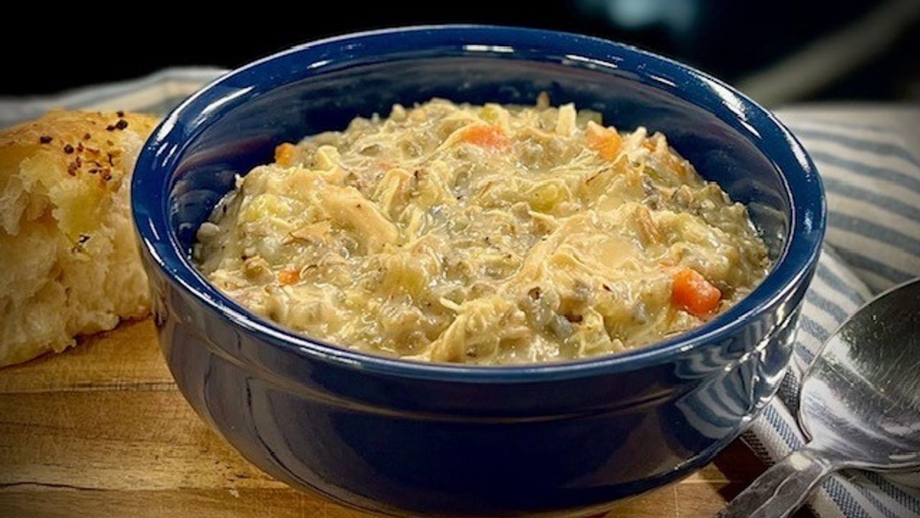 Slow Cooker Creamy Chicken And Wild Rice Soup Slow Cooker Creamy Chicken And Wild Rice Soup