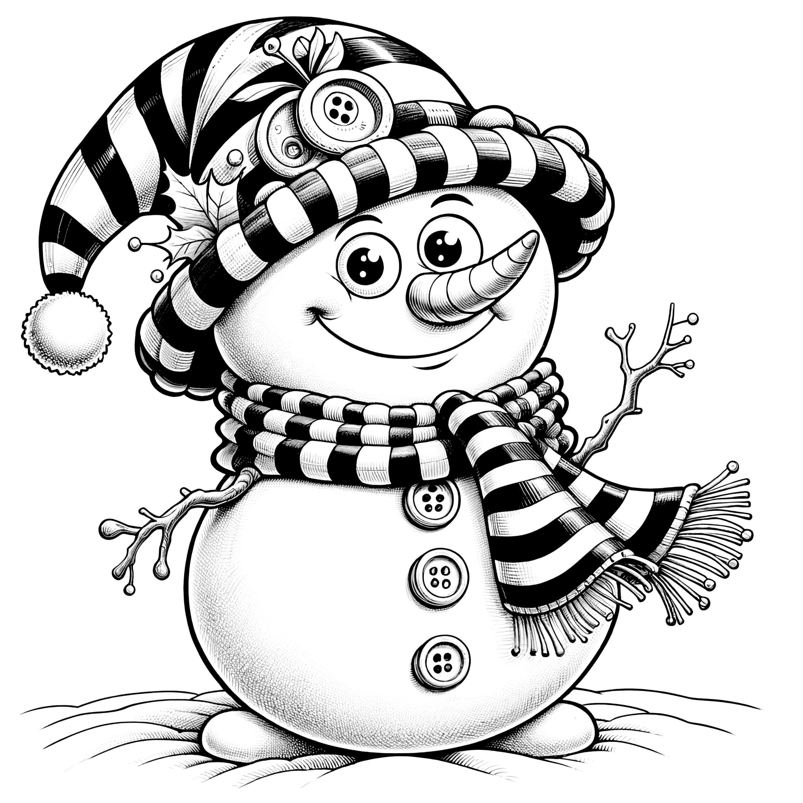 snowman coloring pages printable
