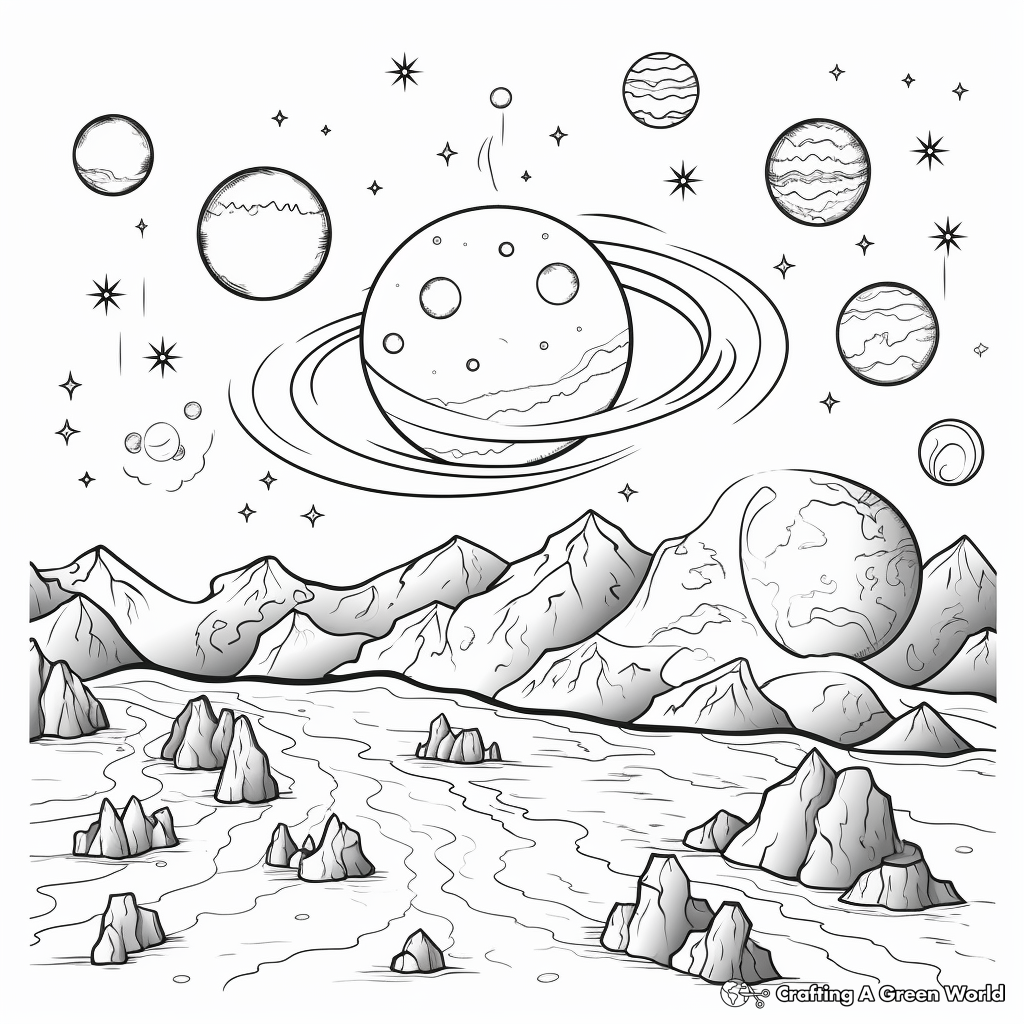 Solar System Coloring Pages Free Printable Solar System Coloring Pages Free Printable