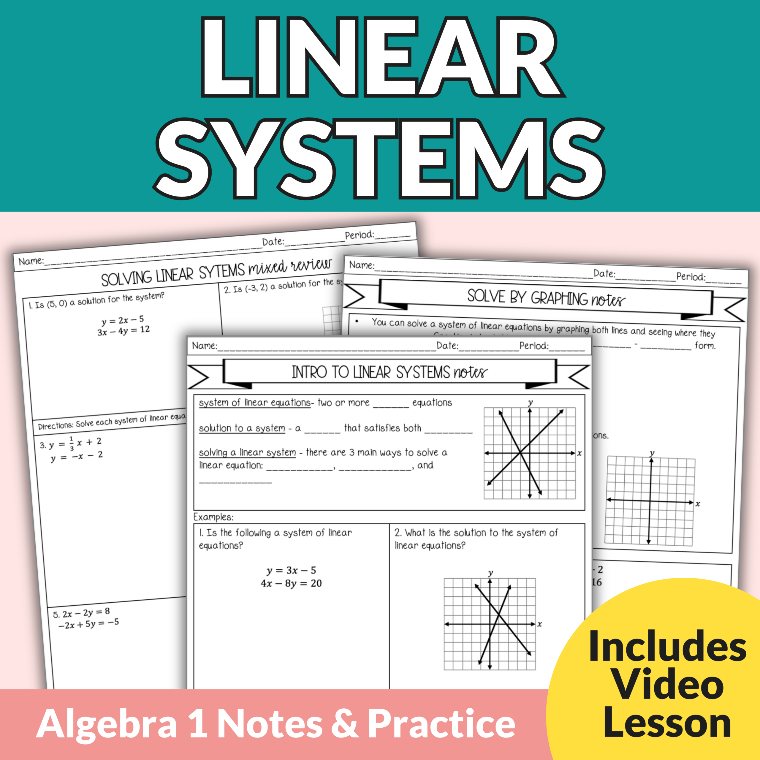 solving linear equations worksheet