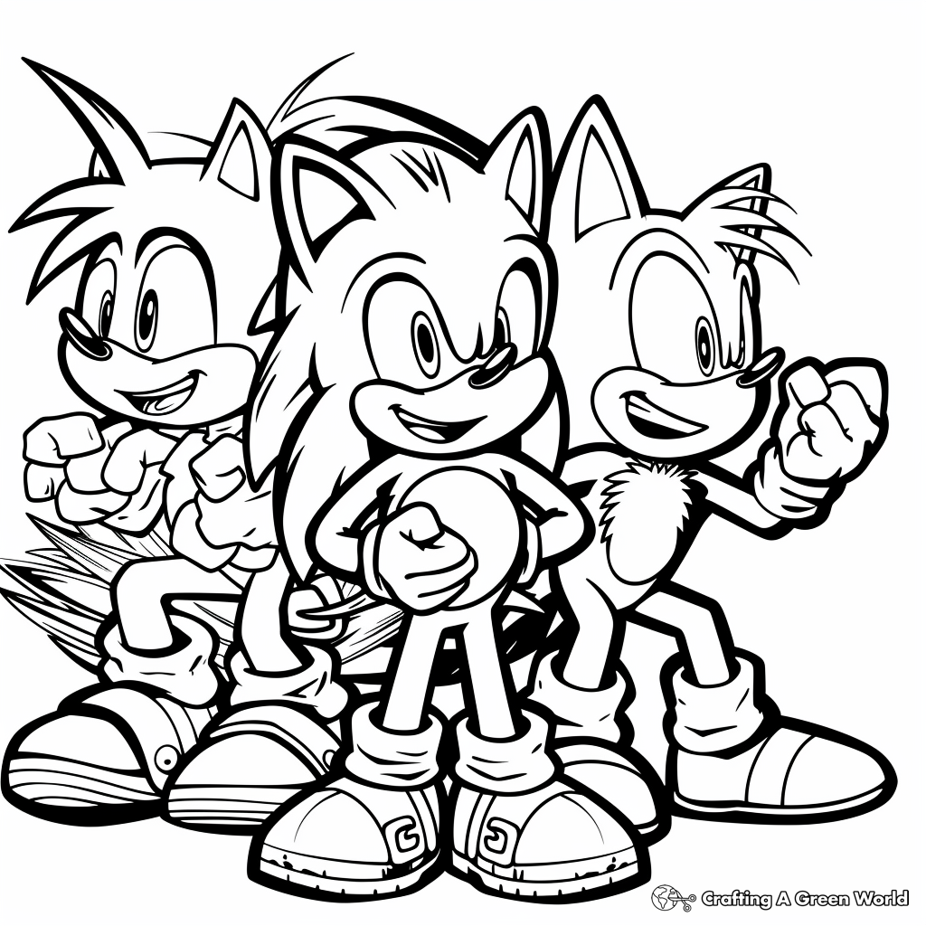 free coloring pages of sonic free coloring pages of sonic