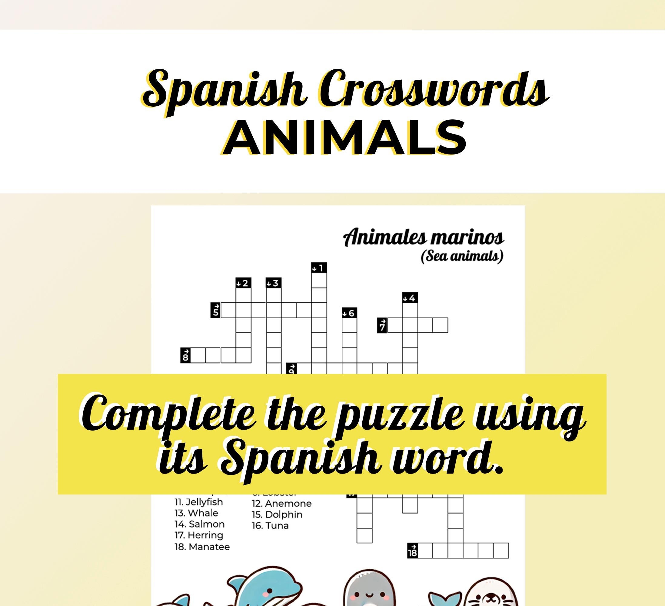 this in spain crossword clue