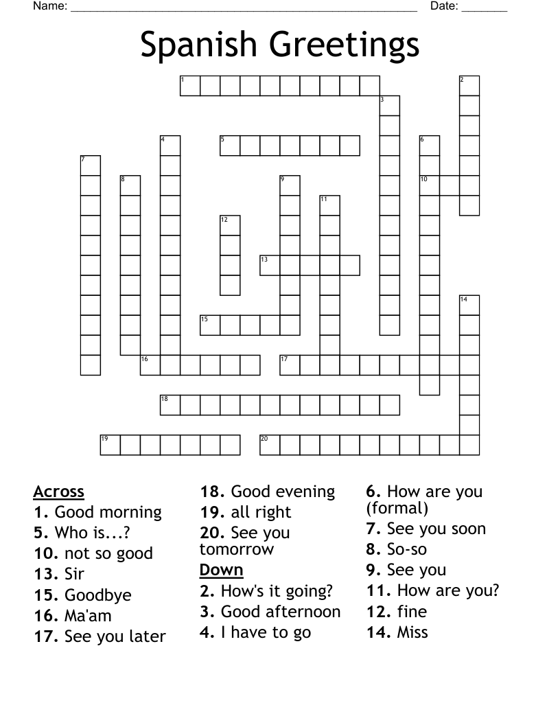 spanish this crossword clue spanish this crossword clue