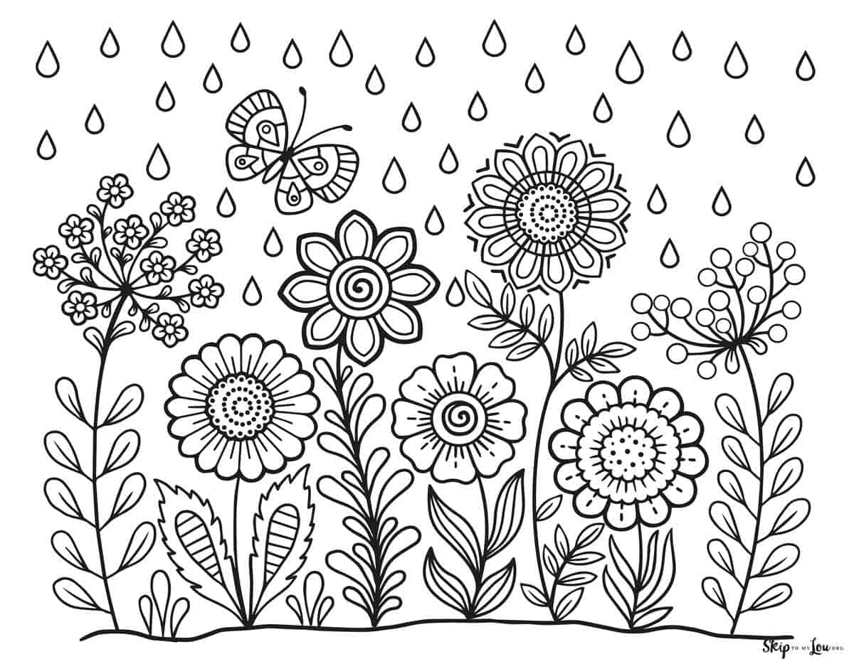 Spring Coloring Pages