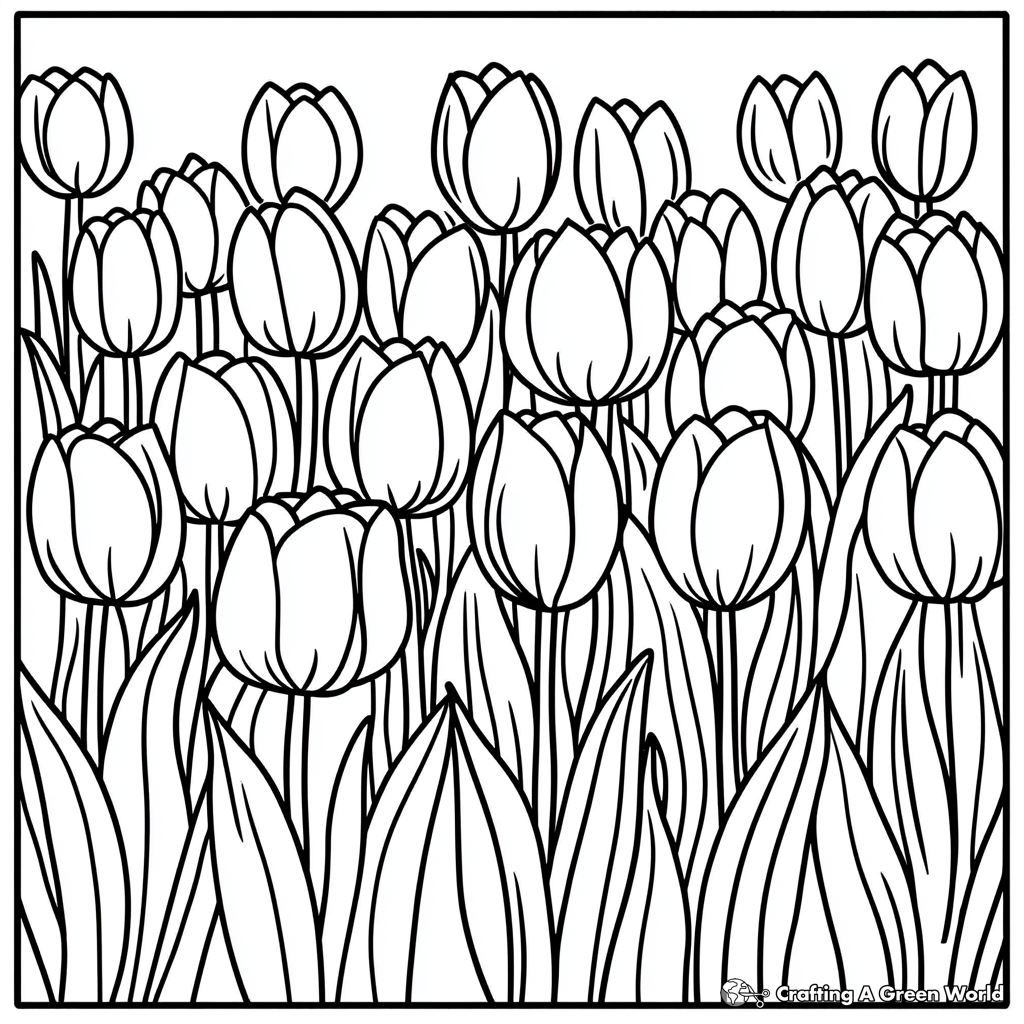 Spring Coloring Pages For Adults Free Printable 
