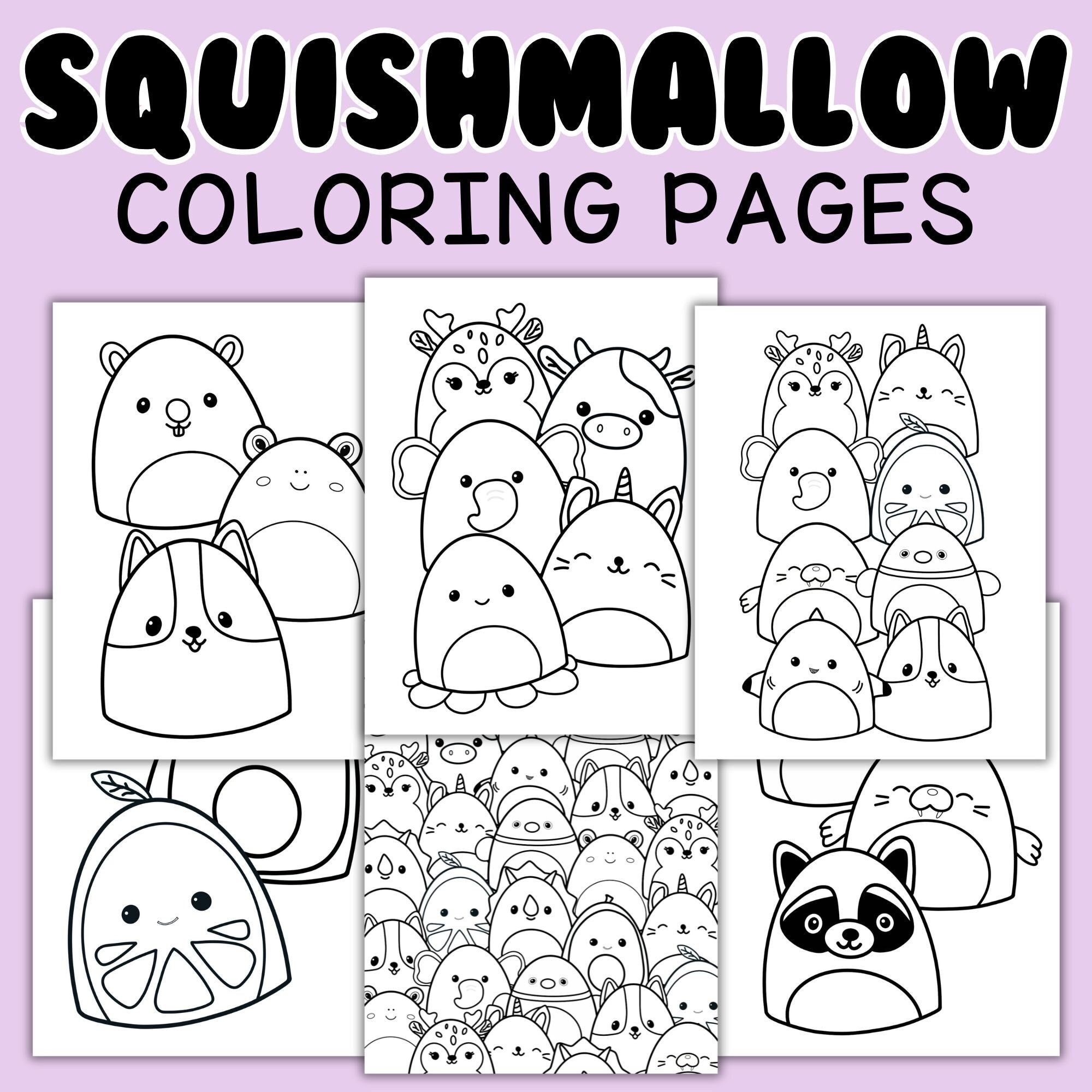 squish mellow coloring pages squish mellow coloring pages