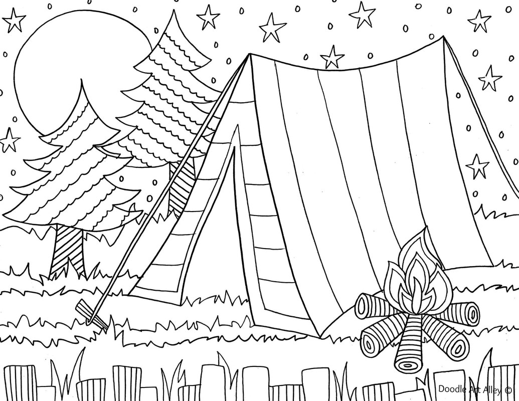free printable summer coloring sheets