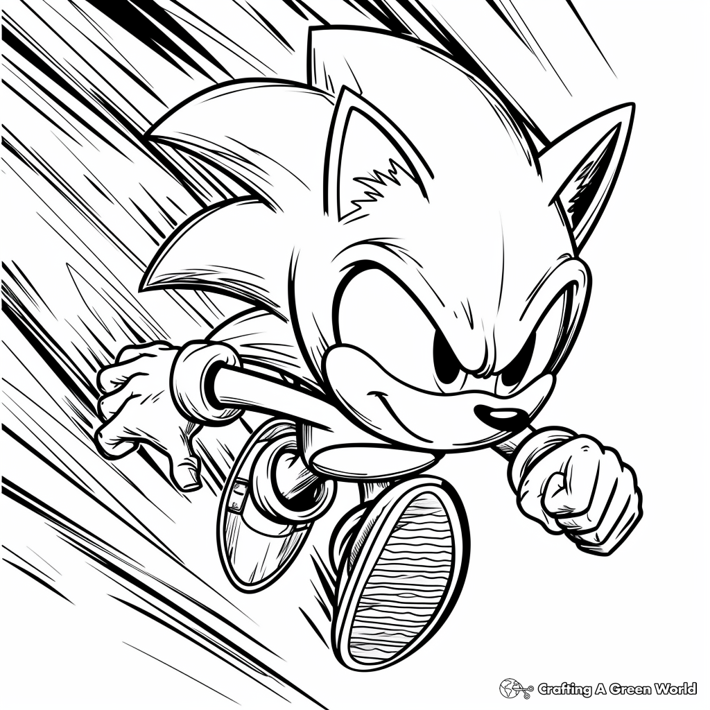 Super Sonic Coloring Pages Free Printable Super Sonic Coloring Pages Free Printable