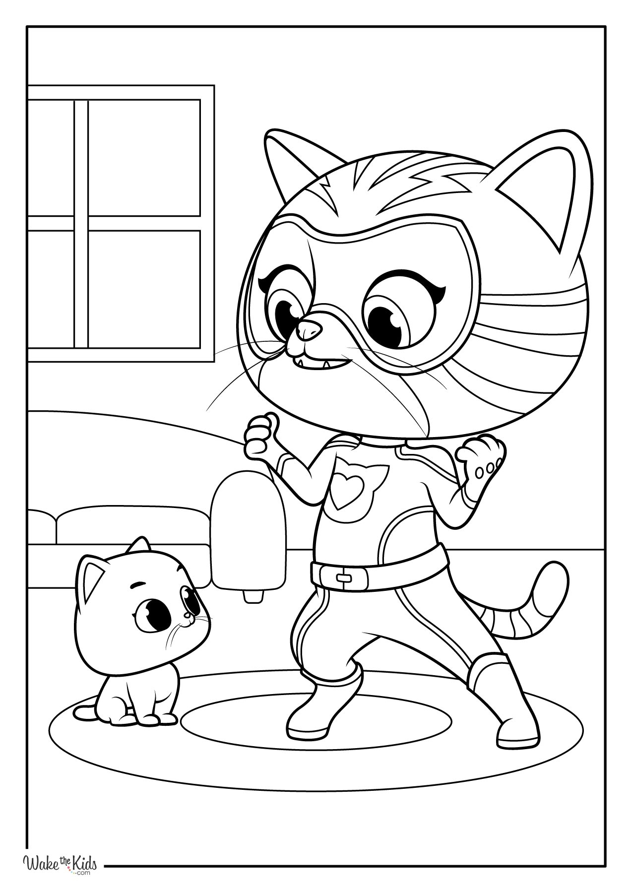SuperKitties Coloring Pages Free Printable PDFs WakeTheKids SuperKitties Coloring Pages Free Printable PDFs WakeTheKids