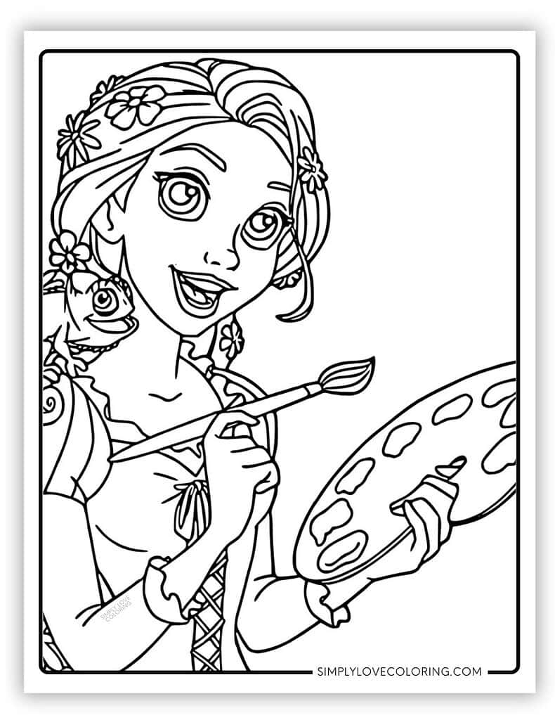 Tangled Coloring Pages Free PDF Printables Simply Love Coloring Tangled Coloring Pages Free PDF Printables Simply Love Coloring