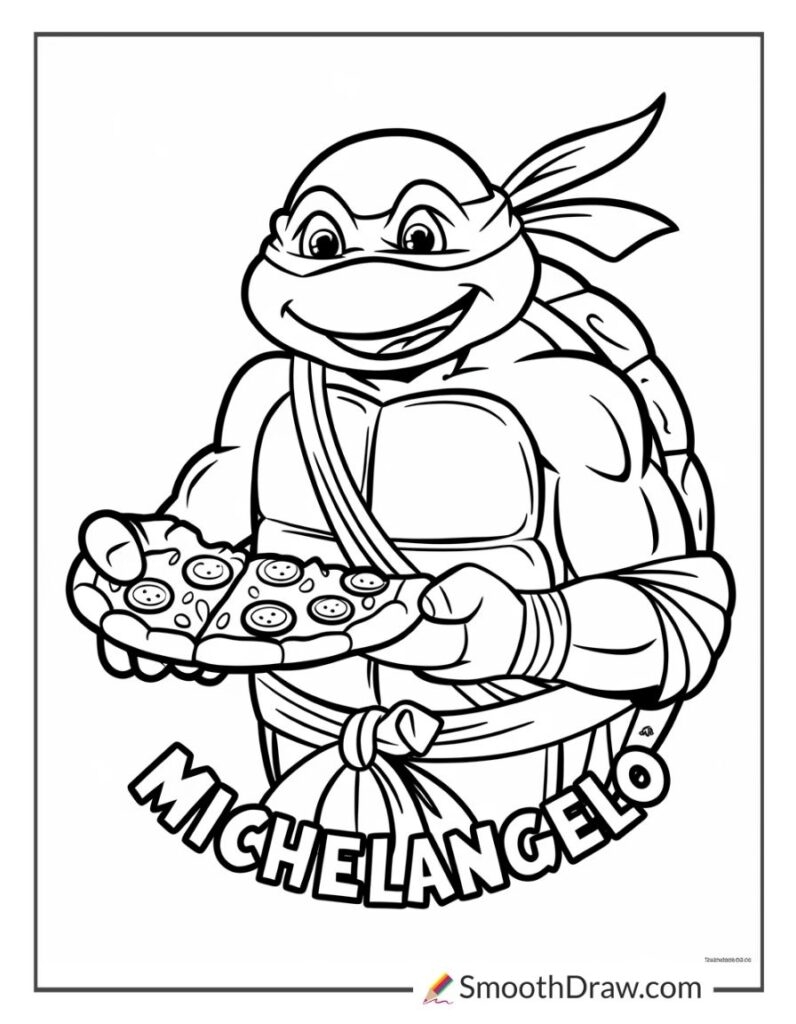 Teenage Mutant Ninja Turtle Coloring Pages