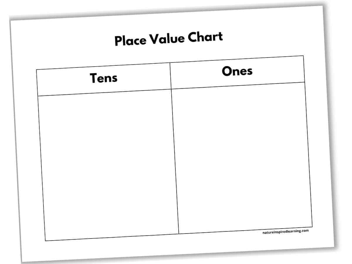 Tens And Ones Charts Free Printable Nature Inspired Learning Tens And Ones Charts Free Printable Nature Inspired Learning