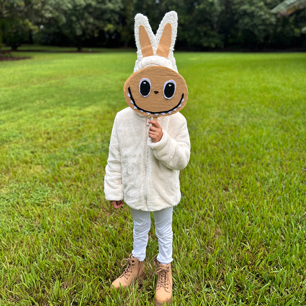 The Easiest Labubu DIY Kids Halloween Costume Primary The Easiest Labubu DIY Kids Halloween Costume Primary