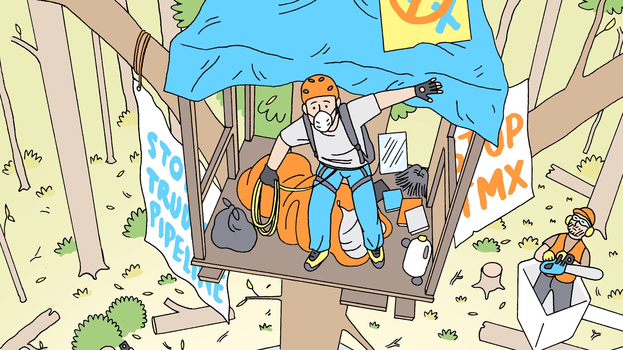The Tree House And The Oil Pipeline The New Yorker