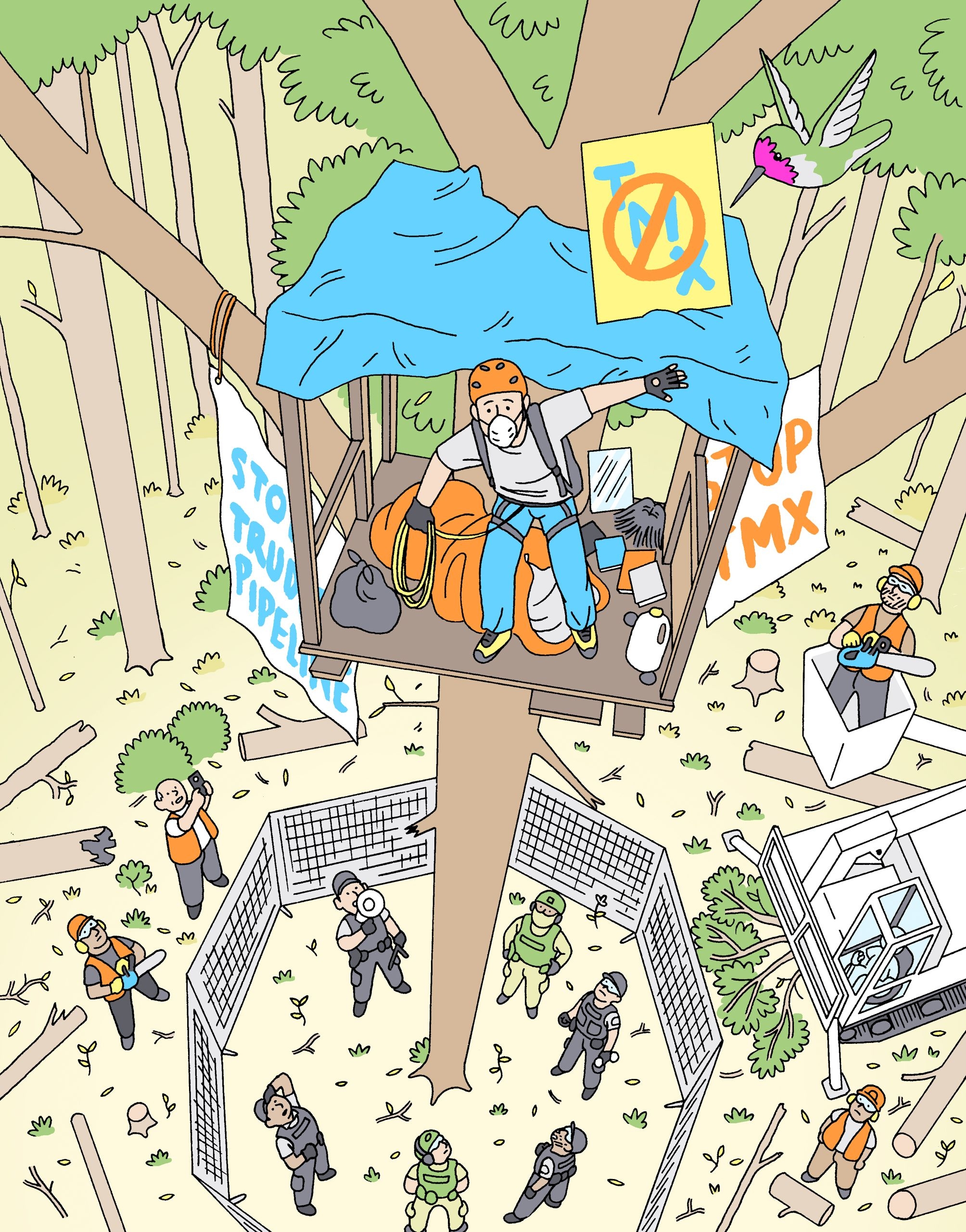 The Tree House And The Oil Pipeline The New Yorker