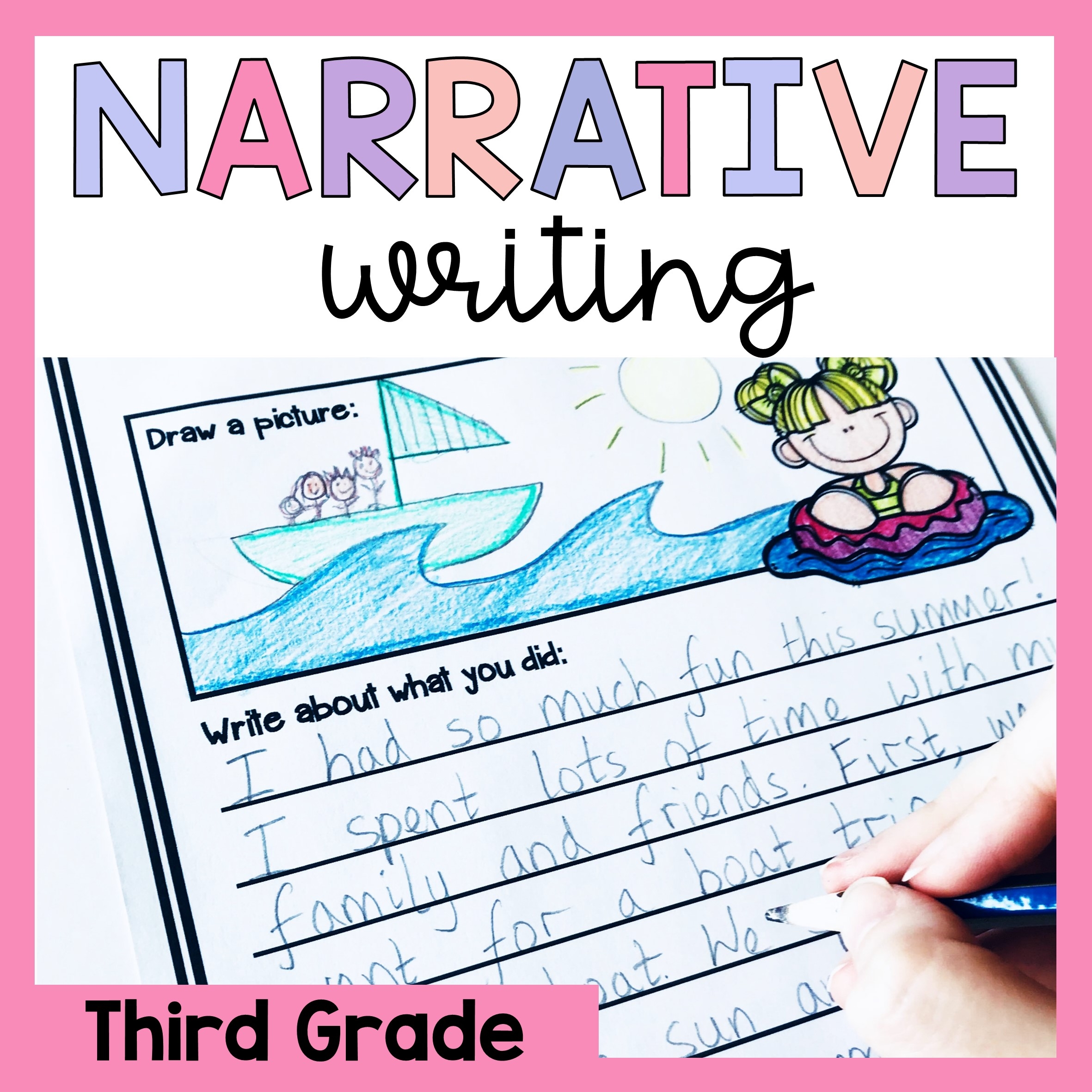 Third Grade Narrative Writing Prompts Terrific Teaching Tactics