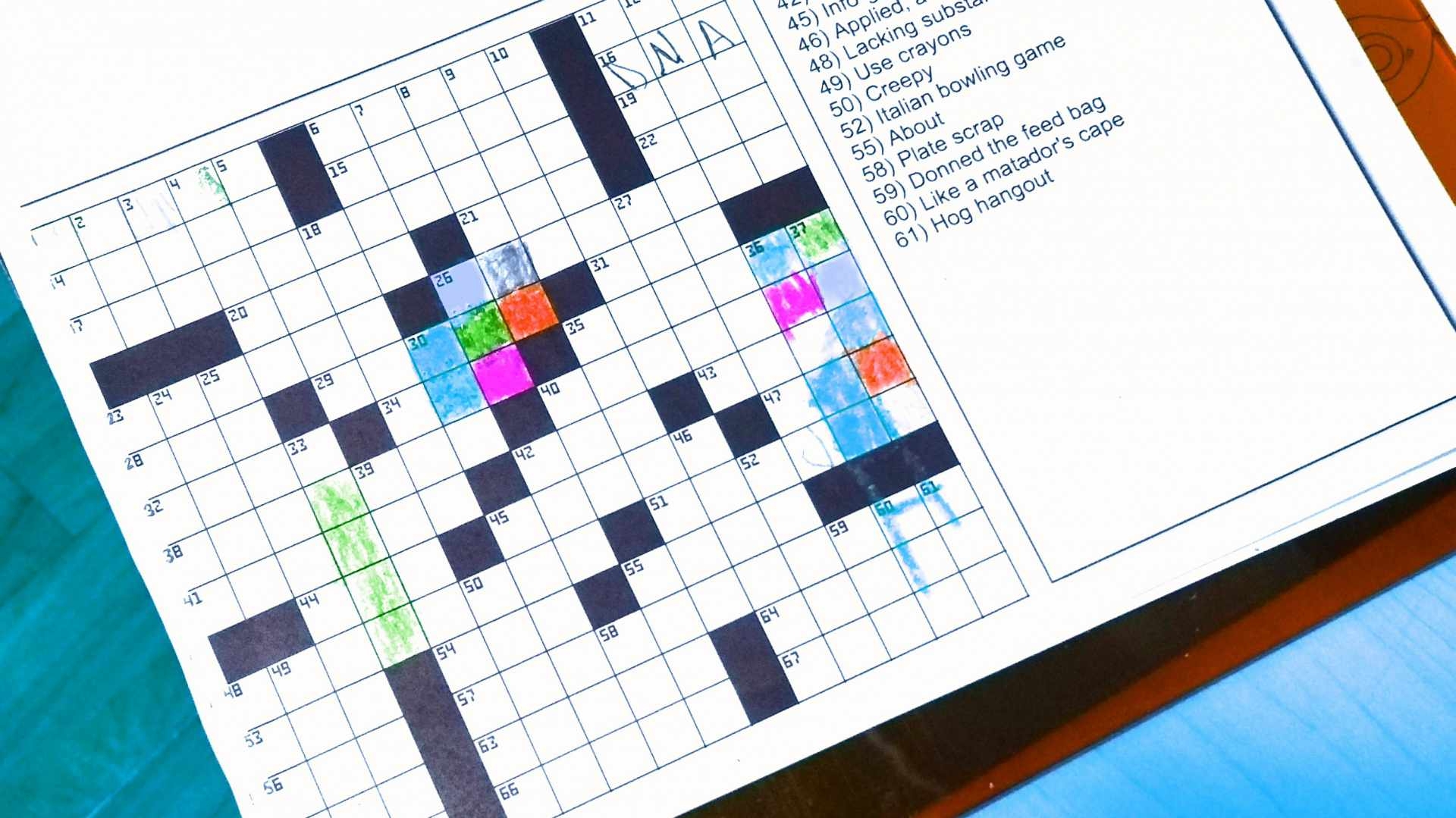 thomas joseph crossword puzzle for today