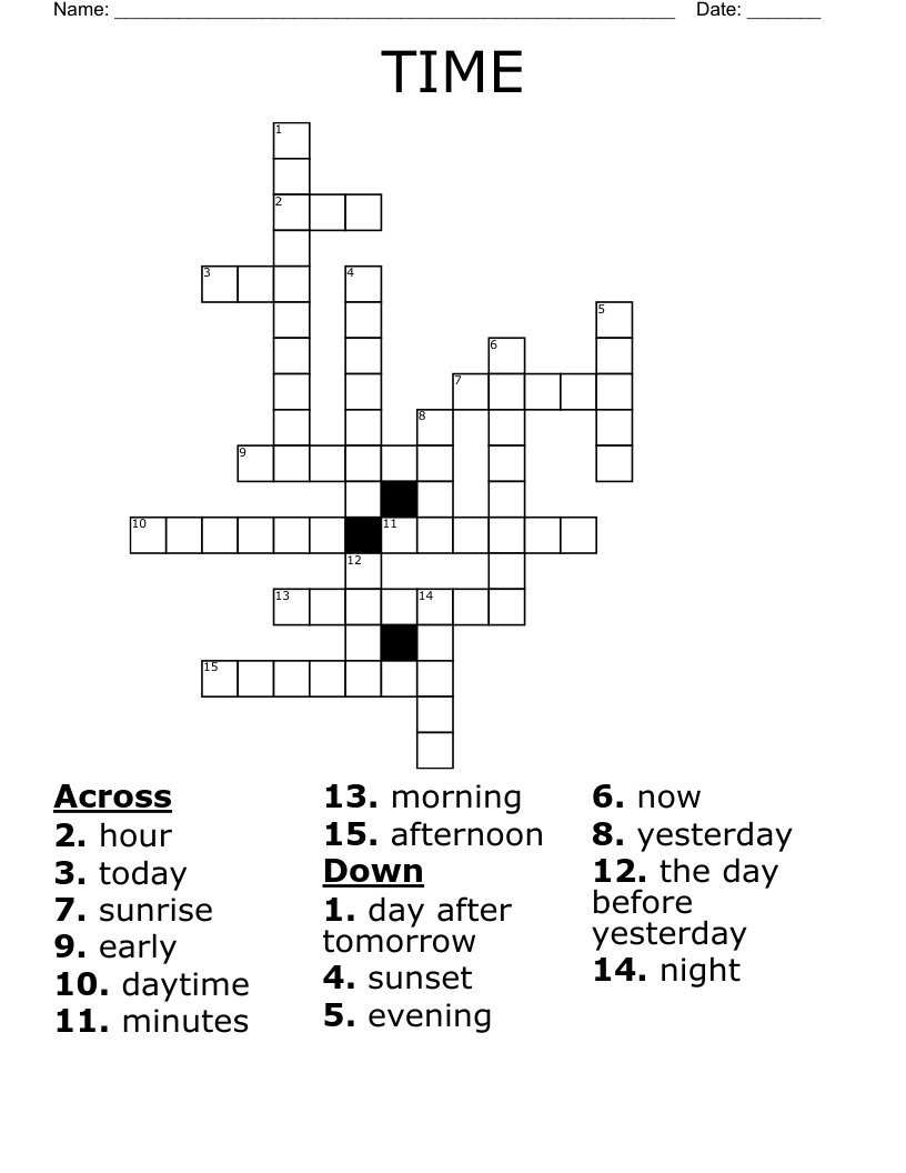 before now crossword clue